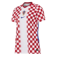 Camiseta Croacia Primera Equipación Replica Mundial 2026 para mujer mangas cortas